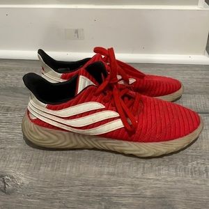 Adidas Men's Originals Sobakov BD7572 Red Running Shoes Sneakers Size 10.5